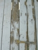 a partially scraped deck