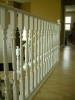 a section of refinished baseboard
