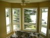 freshly painted wall and trims